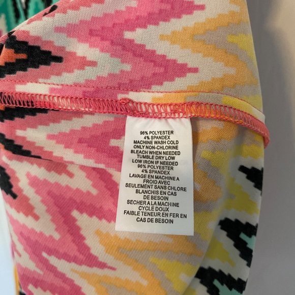 Trina Turk Chevron Halter Shift Dress XS - Picture 5 of 6